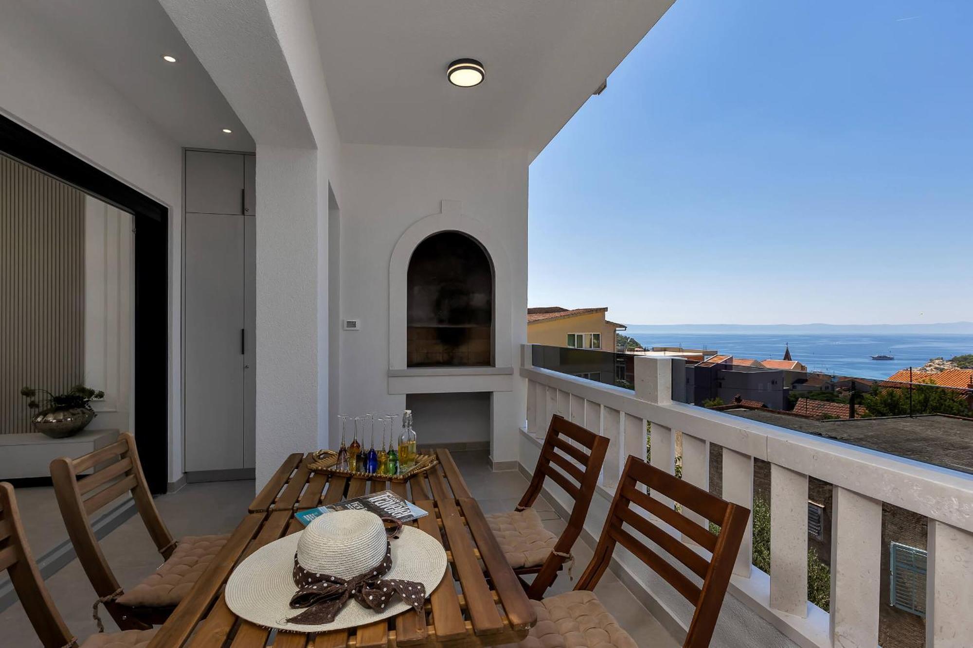 Apartments Luka'S View 马卡尔斯卡 外观 照片