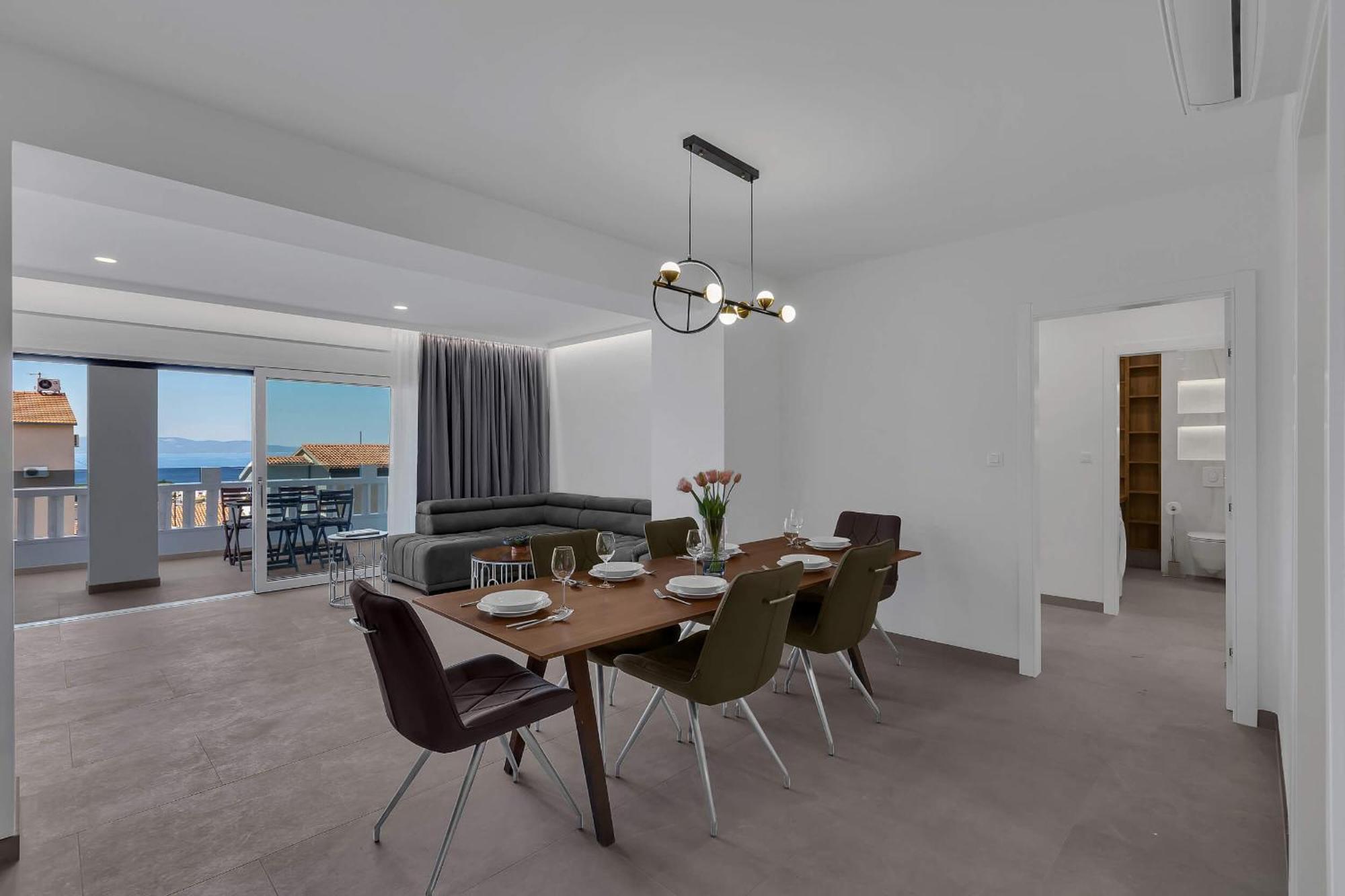 Apartments Luka'S View 马卡尔斯卡 外观 照片